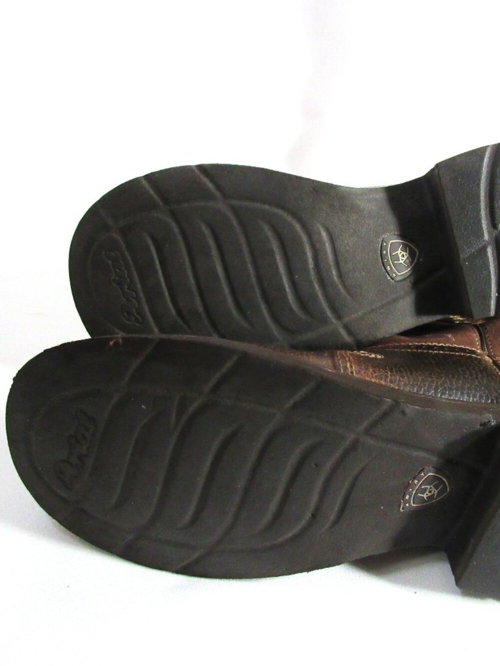 ARIAT WOMEN'S LEATHER BABY PHAT WESTERN BOOTS SIZE 8.5B RUSSET BROWN - Picture 8 of 12